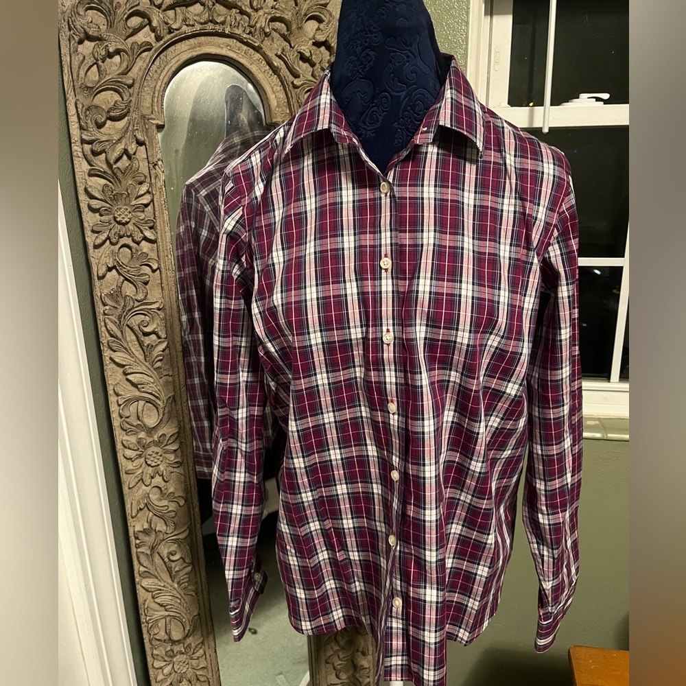 Lands’ End No-Iron Pinpoint Oxford
